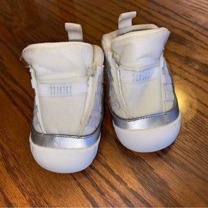 NEW Jordan 11 Retro (TD) Size 4C White Metallic Silver C16165-100 Toddler Infant